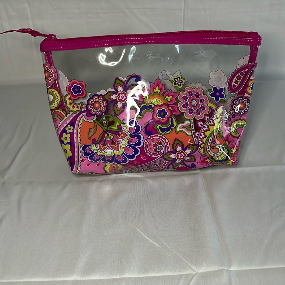 Vera Bradley cosmetic bag pink paisley